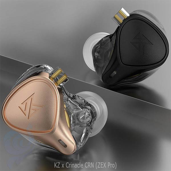 KZ x Crinacle CRN (ZEX Pro) HiFi Audio Headphones with Professional Stereo Deep Bass