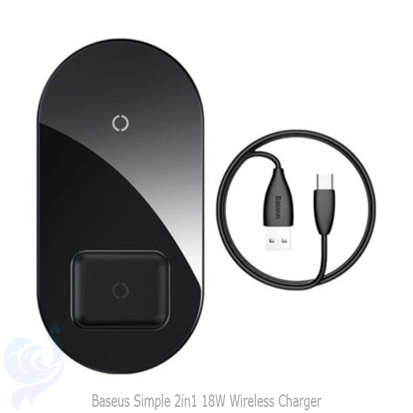Baseus Simple 2in1 18W Wireless Charger
