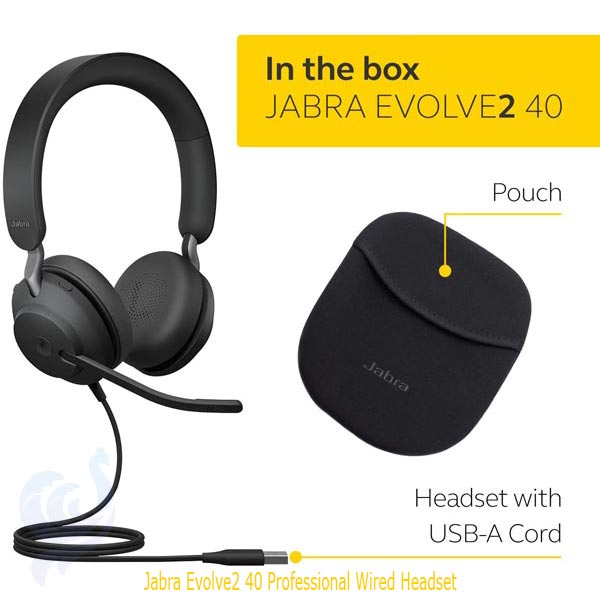 Jabra Evolve2 40 Professional Wired Headset