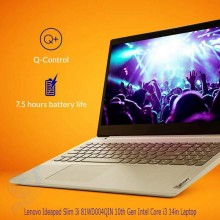 Lenovo Ideapad Slim 3i 81WD004QIN 10th Gen Intel Core i3 14in FHD Laptop