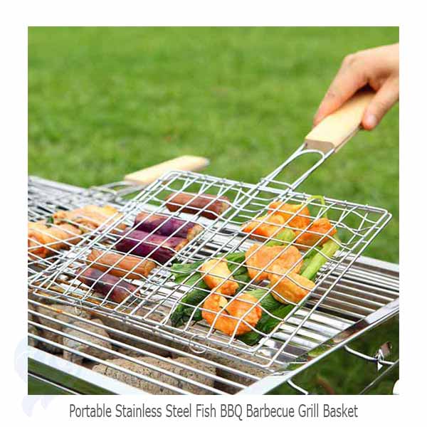 Portable-Stainless-Steel-Fish-BBQ-Barbecue-Grill-Basket-Square-1