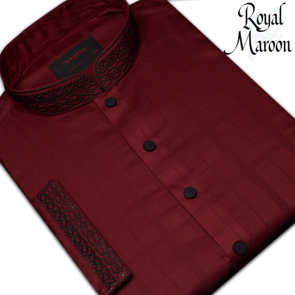 Royal Maroon Mens Premium Panjabi