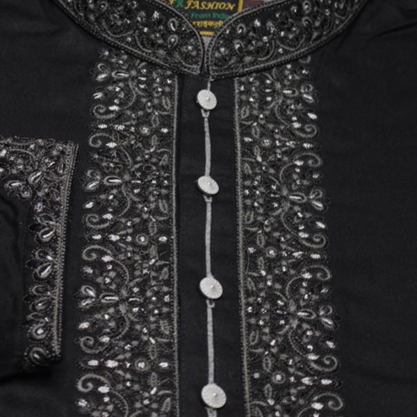Black-Premium-Mens-Panjabi-Silver-Embroidery (2)